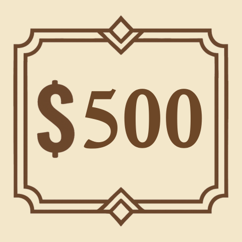 A product priced at $500