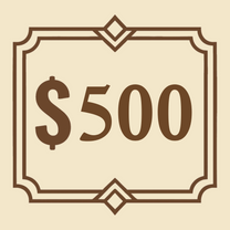 A product priced at $500