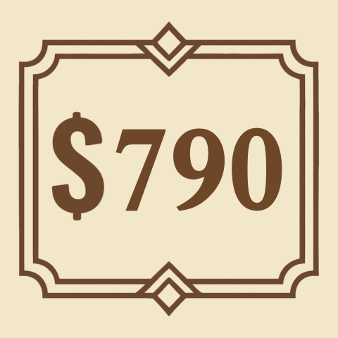 A product priced at $790